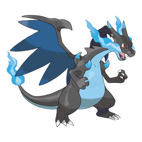 Charizard Mega X official artwork