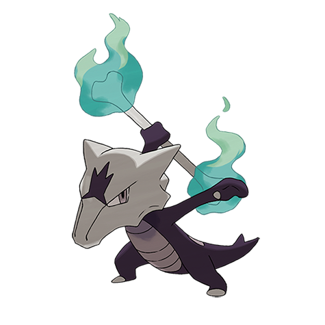 Marowak Alola official artwork