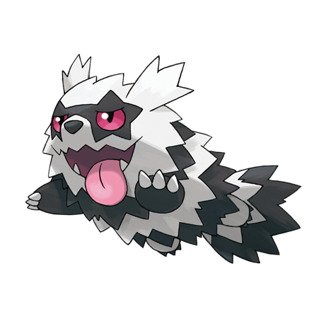 Zigzagoon Galar official artwork