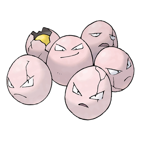 Exeggcute official artwork