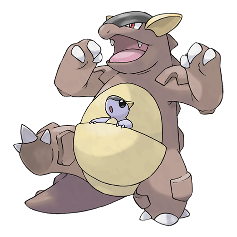 Kangaskhan official artwork