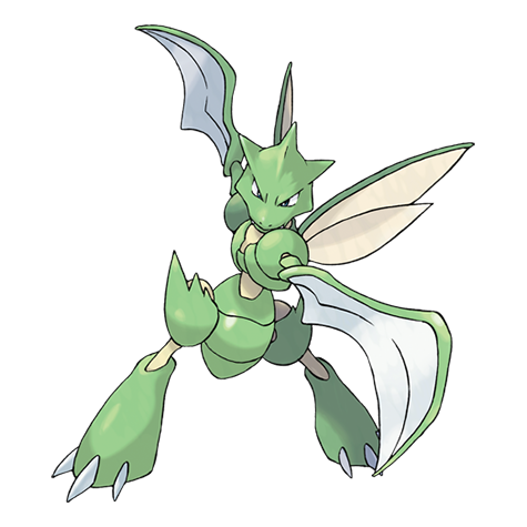 Scyther official artwork