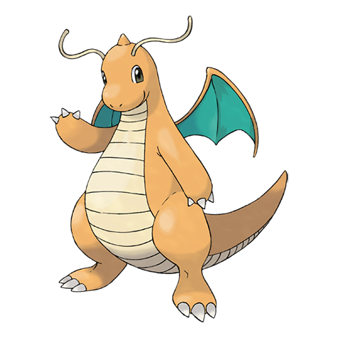 Dragonite official artwork