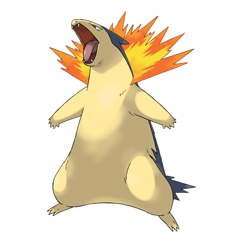 Typhlosion official artwork