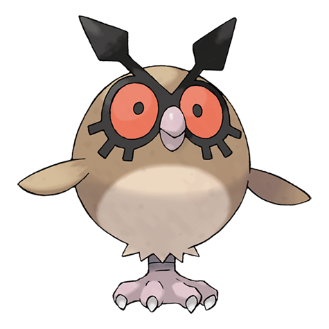 Hoothoot official artwork