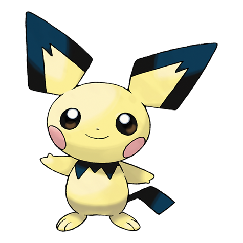 Pichu official artwork