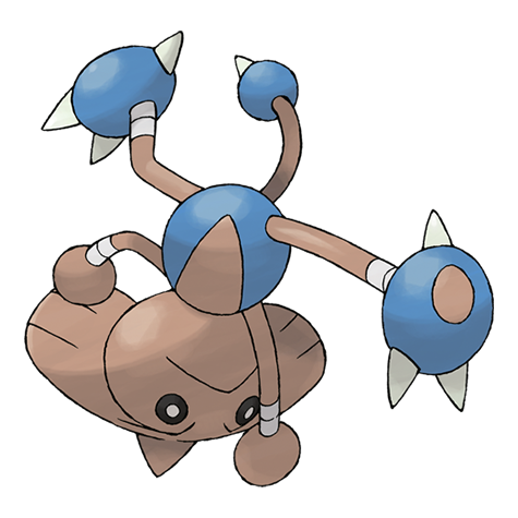 Hitmontop official artwork