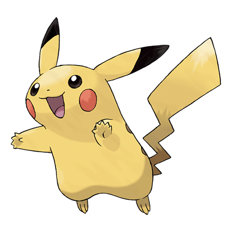 Pikachu official artwork