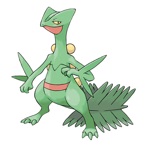 Sceptile official artwork