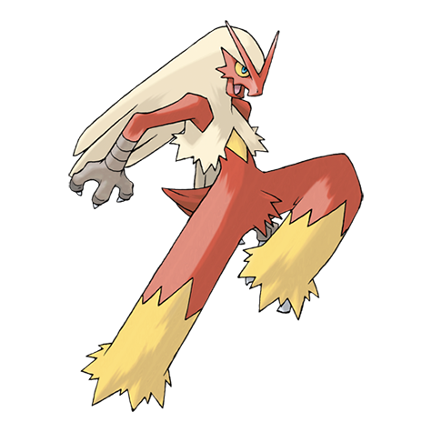 Blaziken official artwork