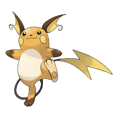 Raichu official artwork