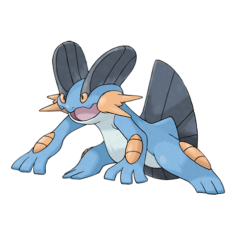Swampert official artwork