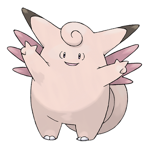 Clefable official artwork