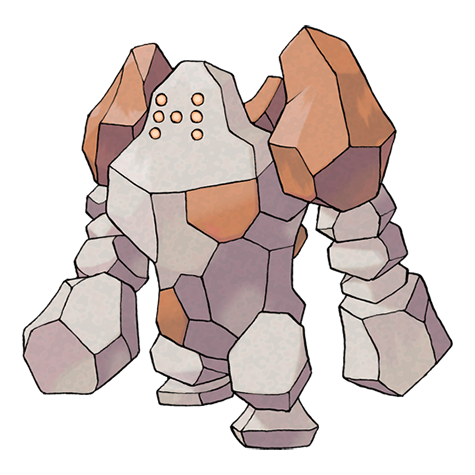 Regirock official artwork