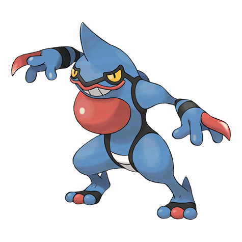 Toxicroak official artwork