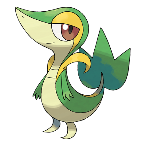Snivy official artwork