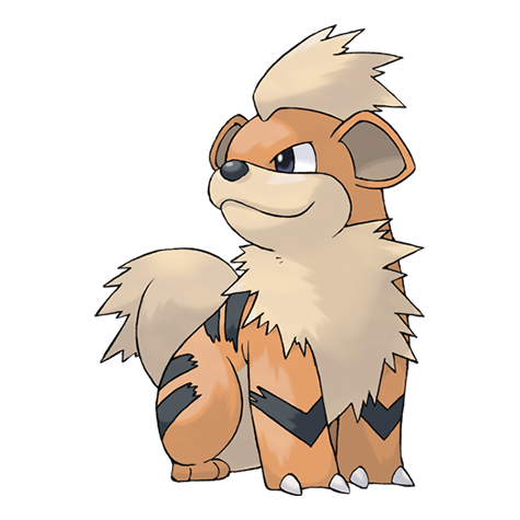Growlithe official artwork