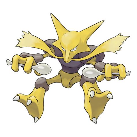 Alakazam official artwork
