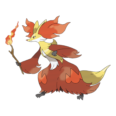 Delphox official artwork