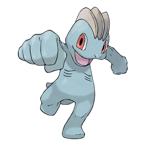 Machop official artwork