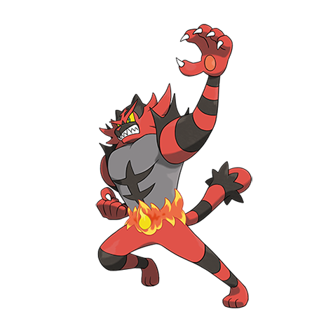 Incineroar official artwork