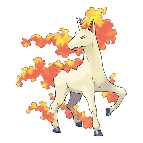 Rapidash official artwork