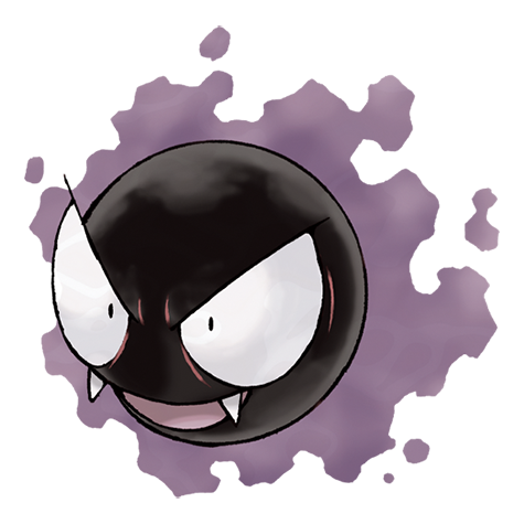 Gastly official artwork