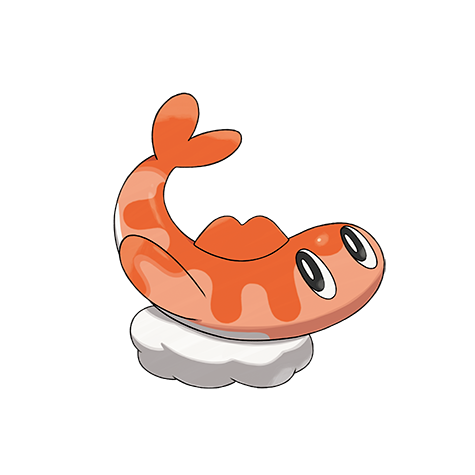 Tatsugiri Curly official artwork