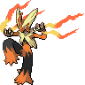 Blaziken Mega shiny sprite