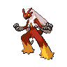 Blaziken shiny sprite