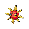 Solrock shiny sprite