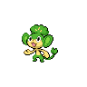 Pansage shiny sprite