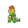 Scrafty shiny sprite