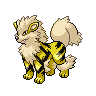 Arcanine shiny sprite